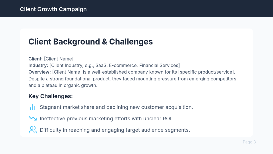 Agency Client Success Case: Growth & ROI